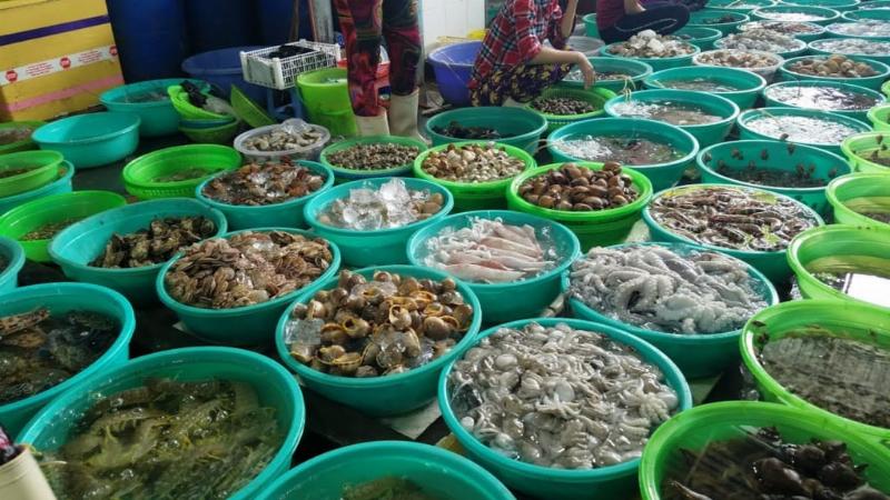 Giá tôm tít tại chợ đầu mối