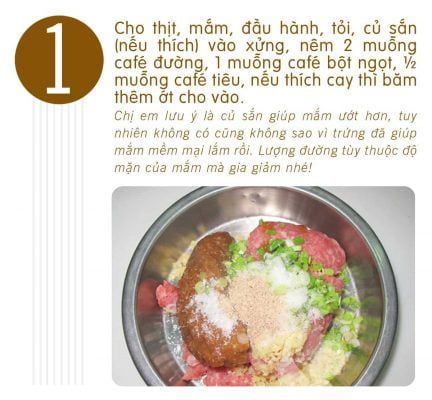 cách làm mắm cá lóc chưng hột vịt