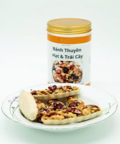 bánh thuyền mix hạt dinh dưỡng và trái cây