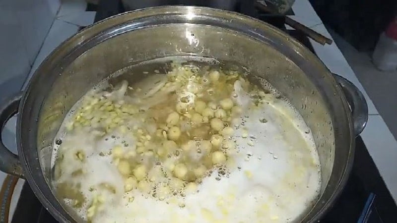cách nấu chè hạt sen đậu xanh đường thốt nốt