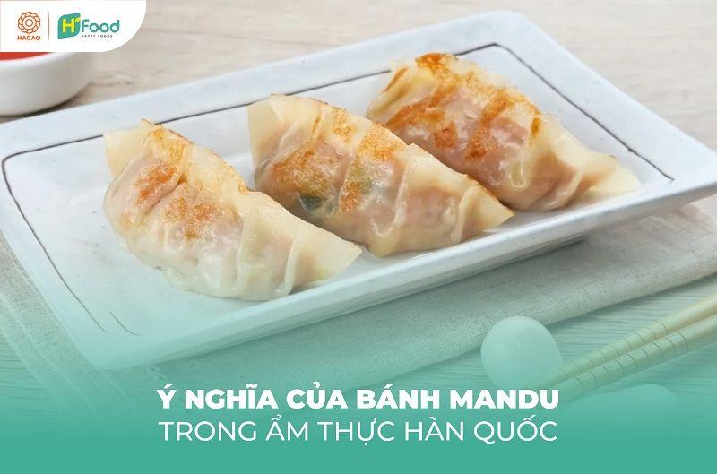 Bánh mandu Hàn Quốc văn hóa ẩm thực