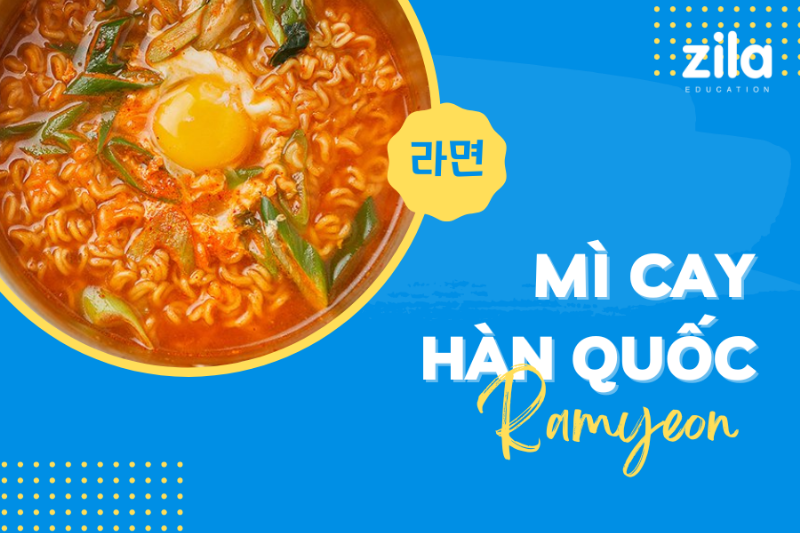 Các loại mì cay Hàn Quốc