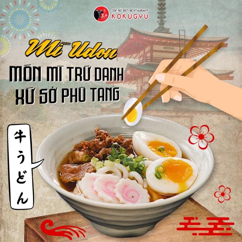 Các loại mì udon phổ biến