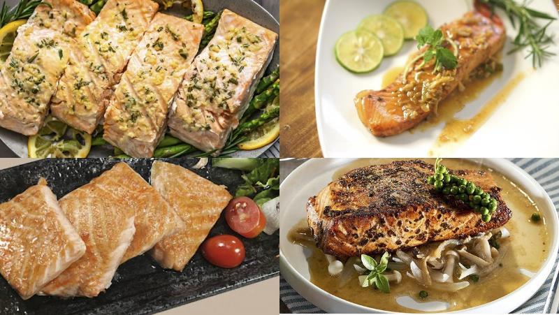 Món cá hồi nướng giấy bạc thơm lừng bổ dưỡng cho bữa ăn gia đình