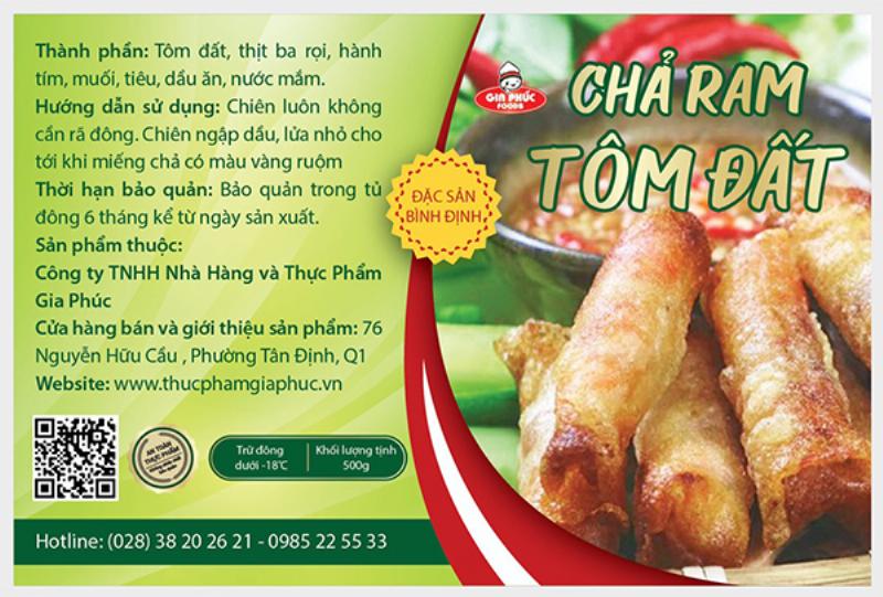 Chien cha ram tom dat Binh Dinh vang ruom gion ngon trong chao dau nong