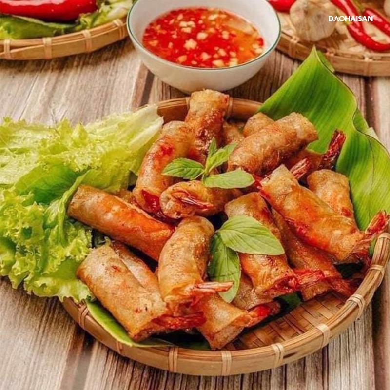 Nguyen lieu chinh de lam cha ram tom dat Binh Dinh thom ngon hap dan tai nha