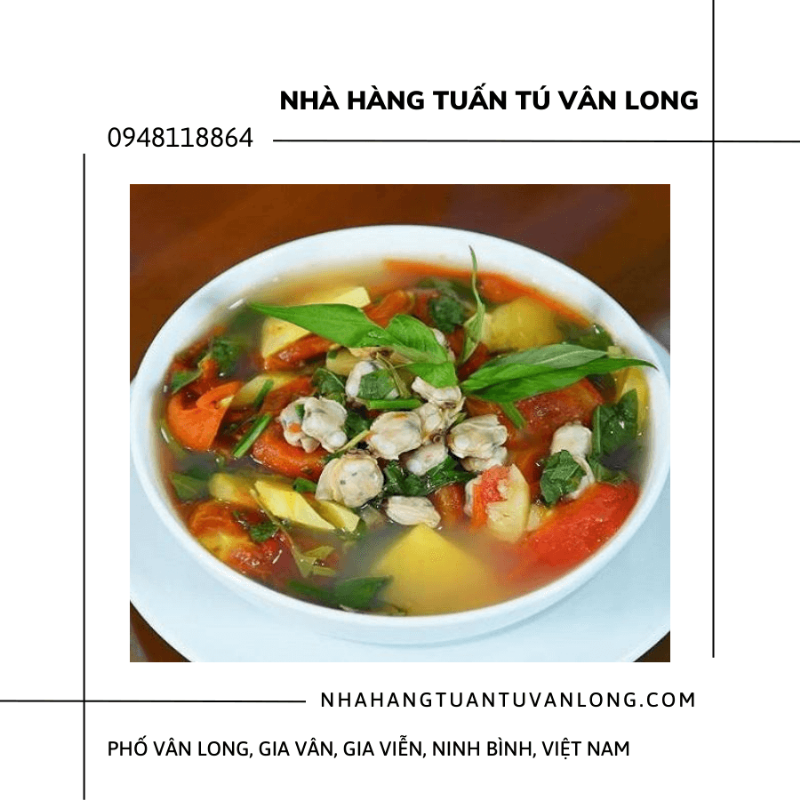 Nguyên liệu tươi ngon để nấu canh chua ngao dứa đậm đà hương vị tại nhà