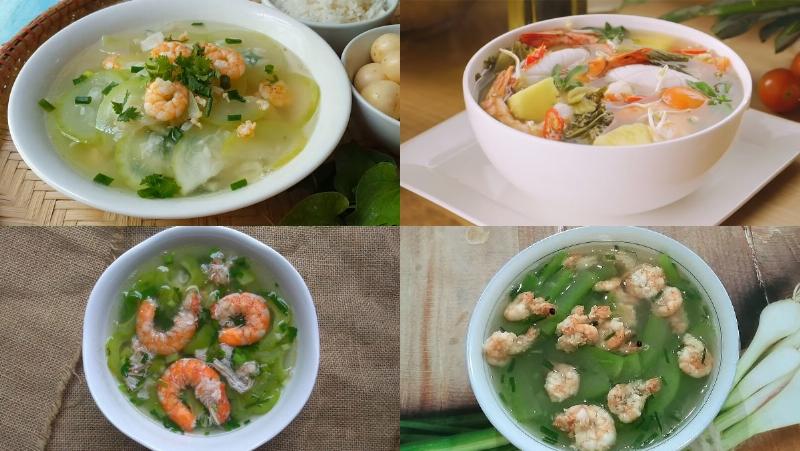 Tom boc vo nau canh chao lau ngot nuoc thom ngon cho gia dinh