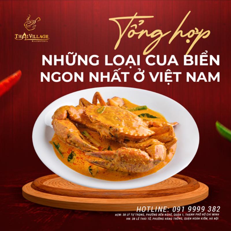 Phân biệt các loại cua biển phổ biến tại Việt Nam