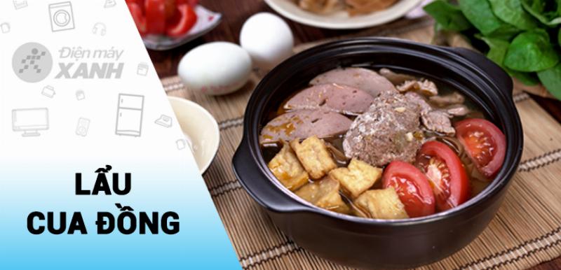Nguyên liệu tươi ngon cho cách làm lẩu cua đồng chuẩn vị quê nhà