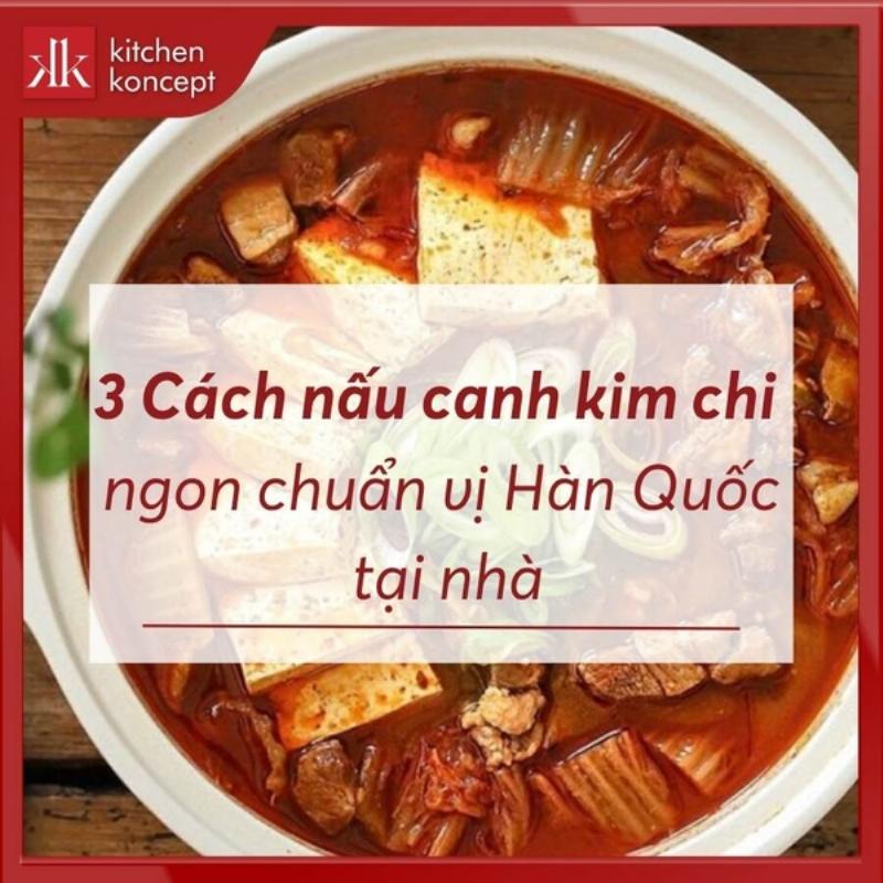 Các loại gia vị đặc trưng dùng để nấu lẩu kim chi Hàn Quốc
