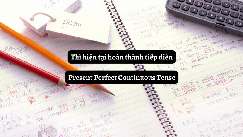 Hình ảnh so sánh thì hiện tại hoàn thành và hiện tại hoàn thành tiếp diễn.