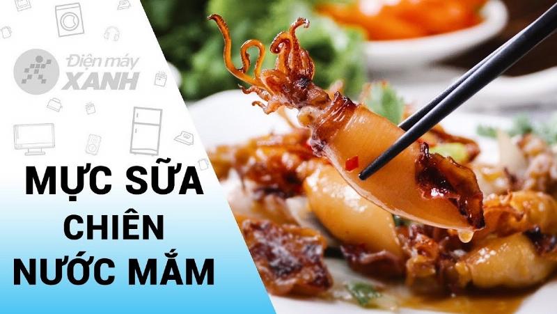 Các bước hướng dẫn chi tiết cách làm mực sữa chiên nước mắm tại nhà