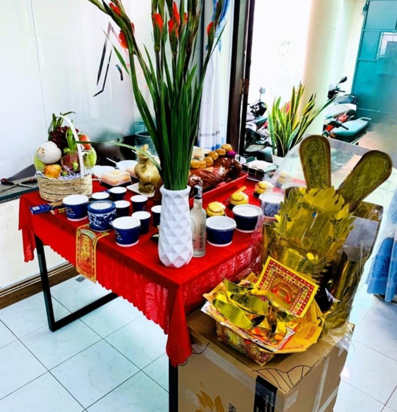 Mâm cỗ cúng Tổ nghề sân khấu thịnh soạn