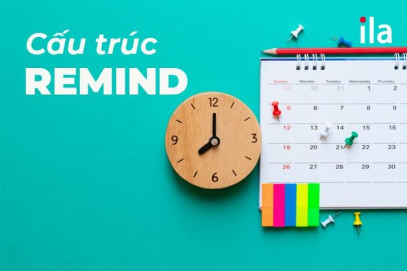 Minh họa sự khác biệt giữa remind to v và remind of ving trong tiếng Anh