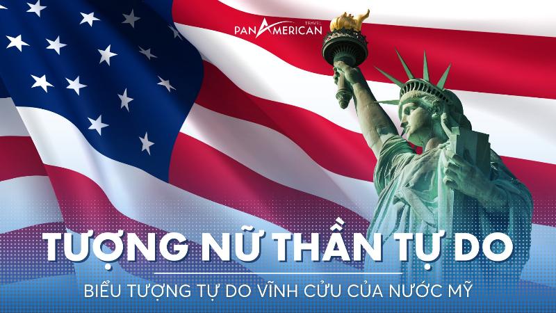 Tượng Nữ thần Tự do, biểu tượng của nước Mỹ, gắn liền với tên gọi Hoa Kỳ trong tiếng Anh
